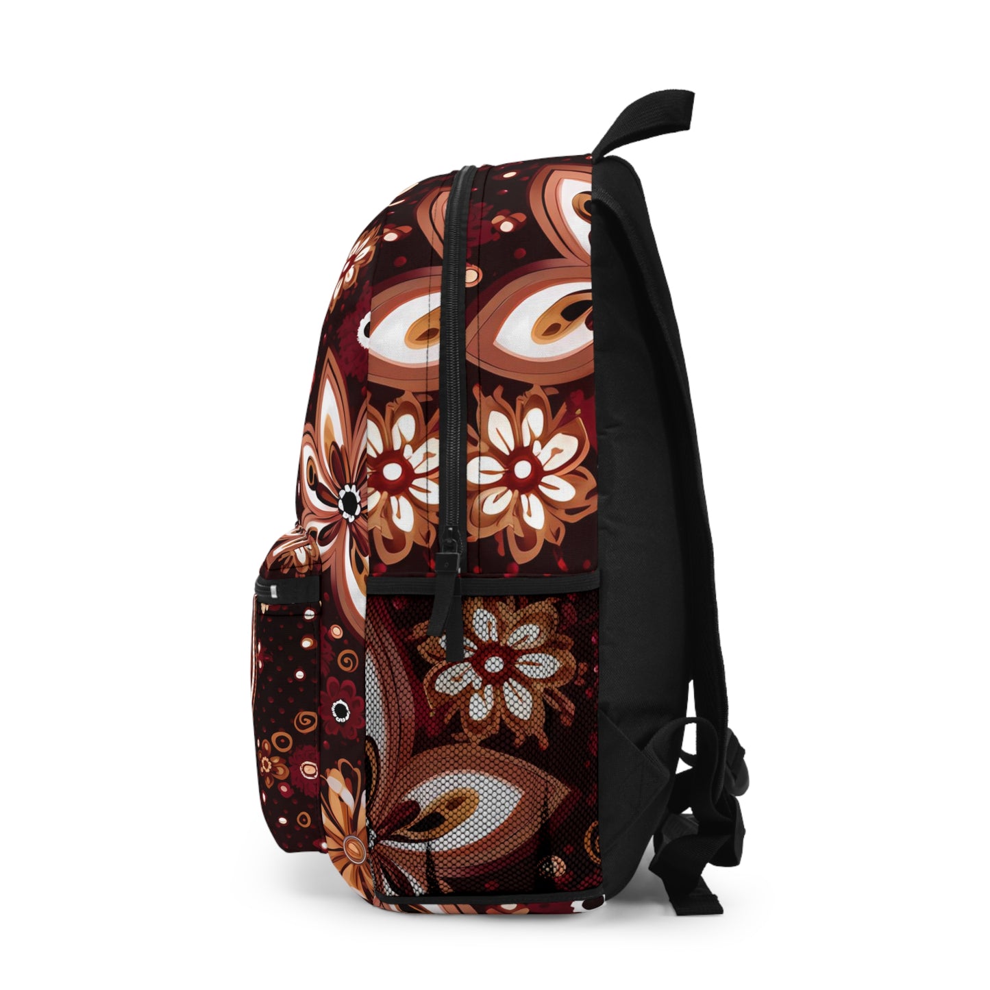 Maroon Paisley and Floral