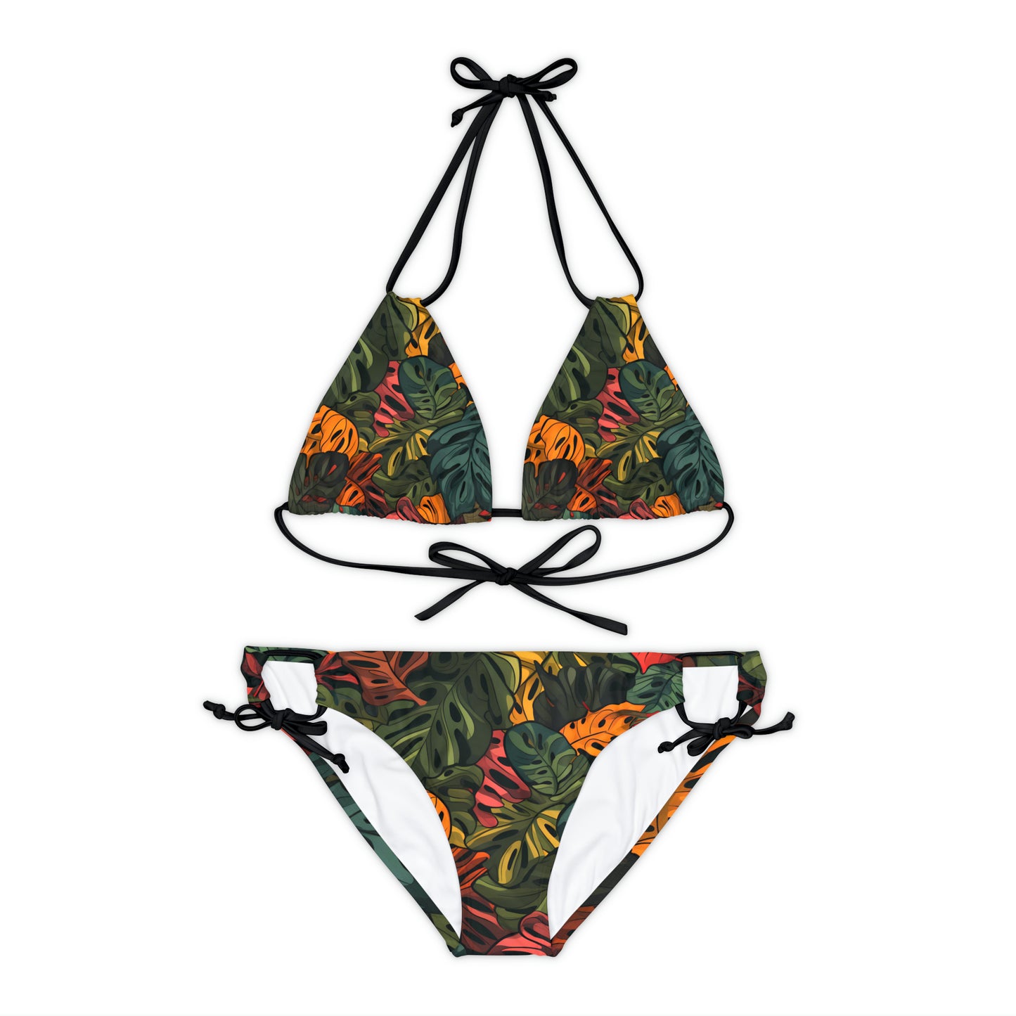 Jungle Camo Strappy Bikini Set