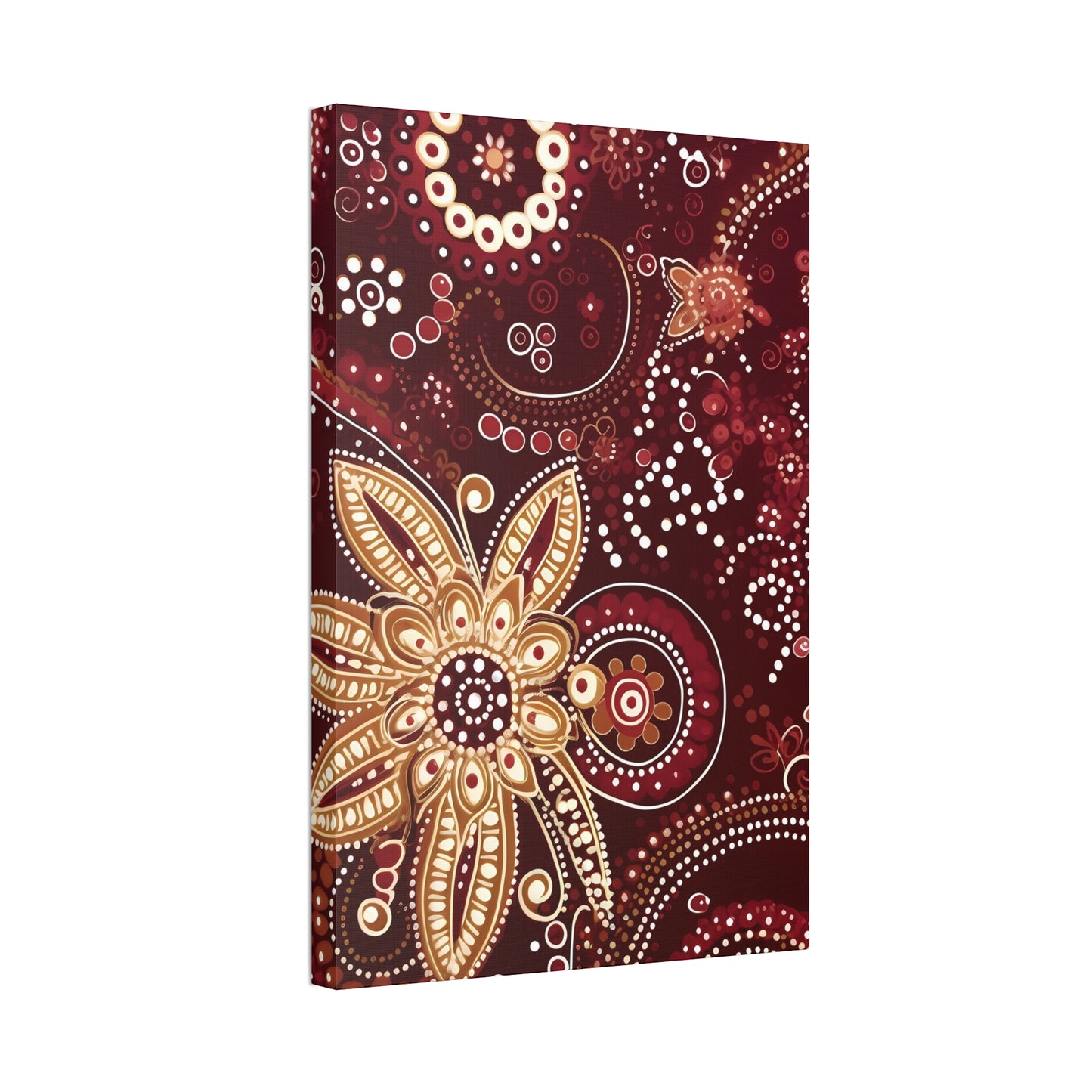 Maroon Flowery Paisley II