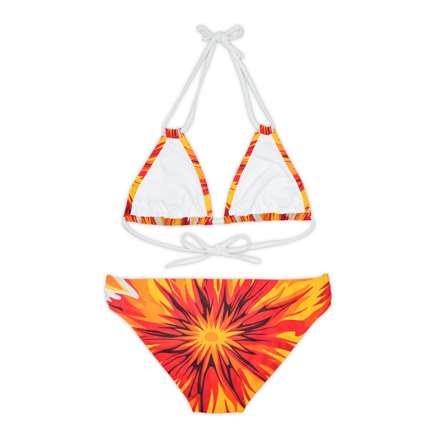 Sunburst Strappy Bikini Set