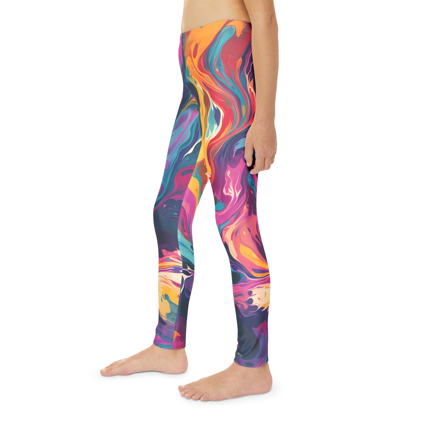Tie-Dye Delight Girls Leggings