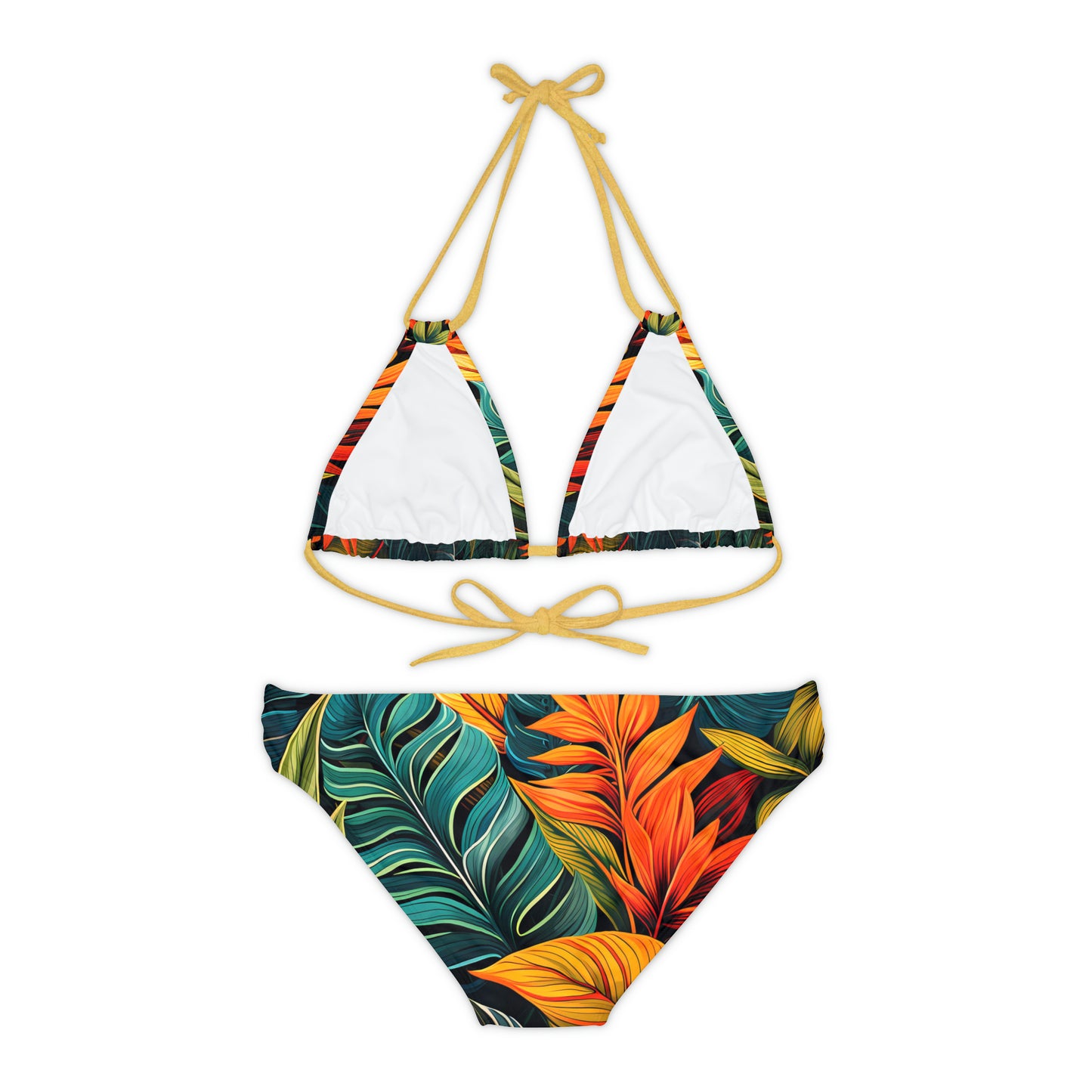 Bold Jungle Strappy Bikini Set
