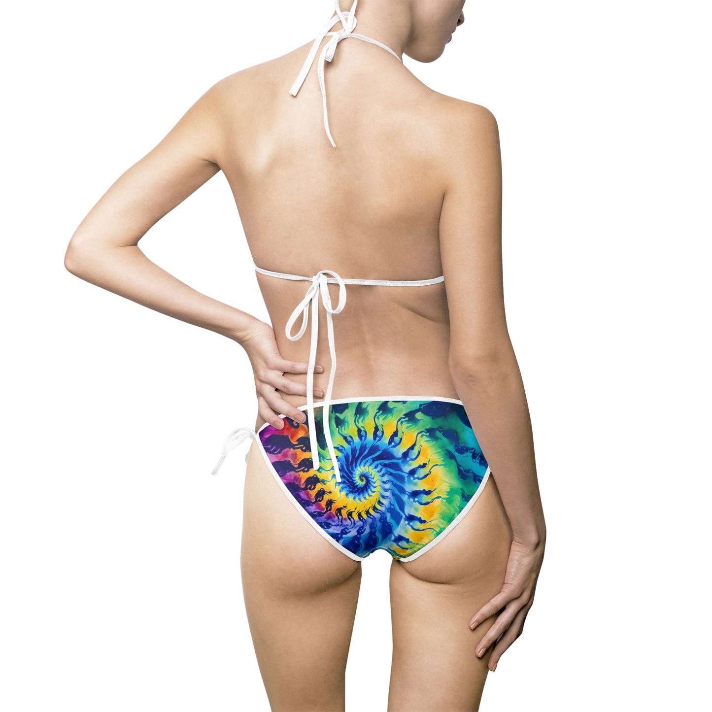 Spiral Tie-Dye Bikini