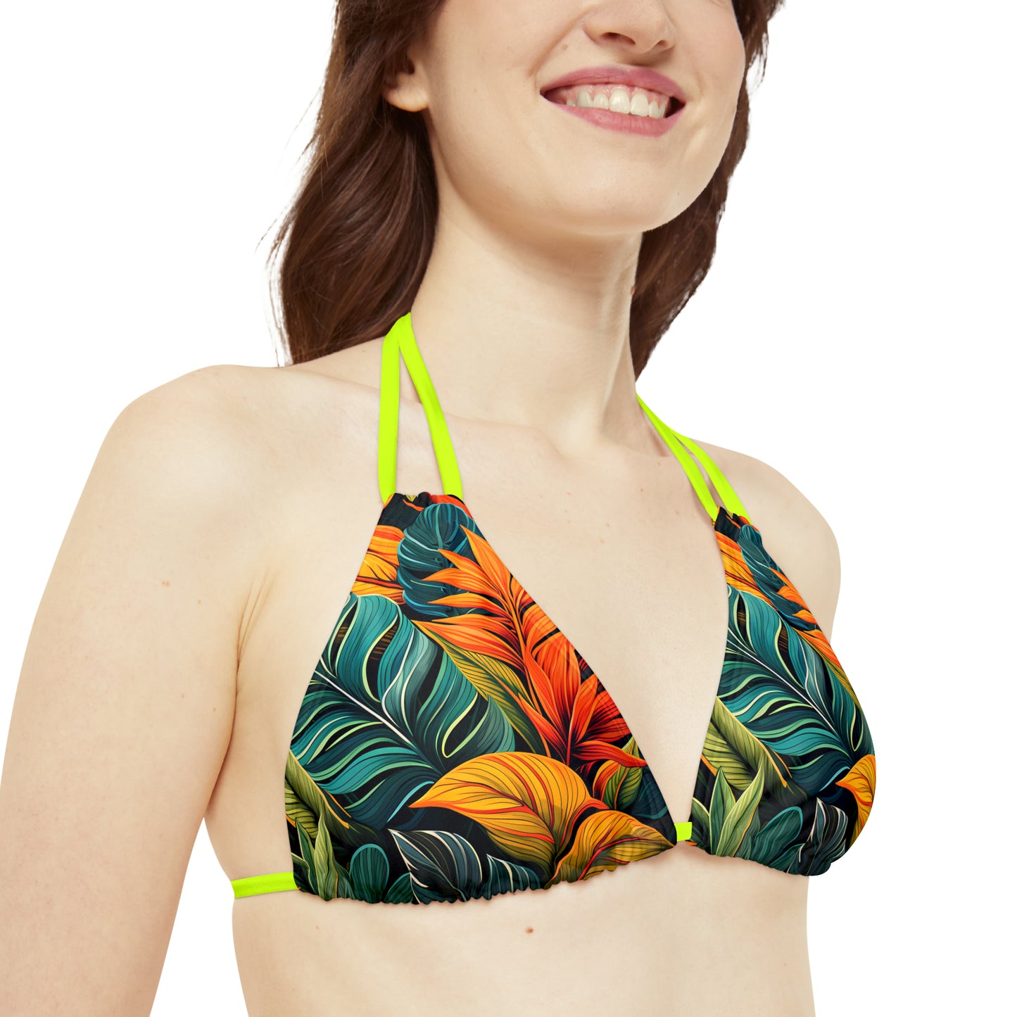 Bold Jungle Strappy Bikini Set