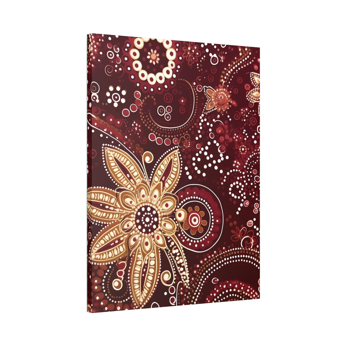 Maroon Flowery Paisley II