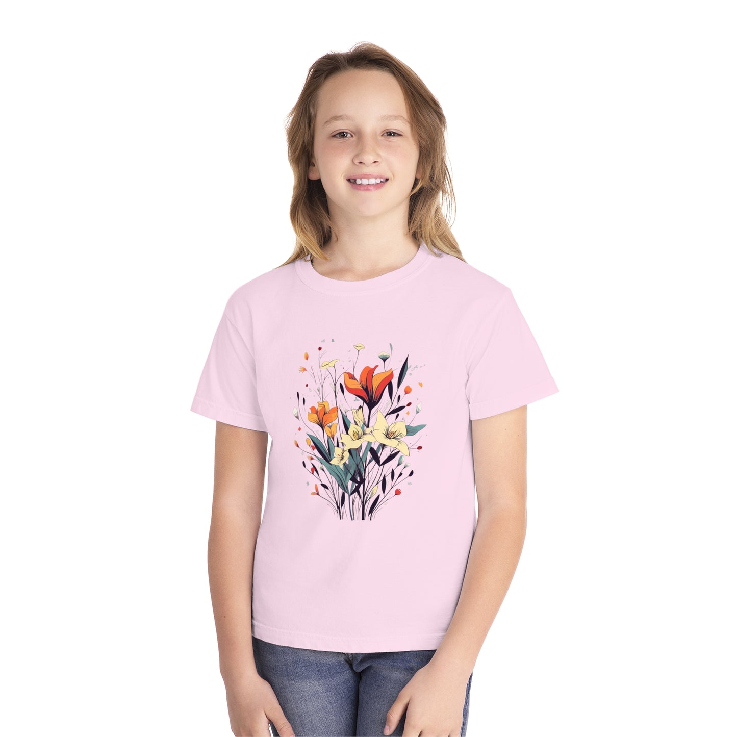 Girls Wildflowers Midweight Tee