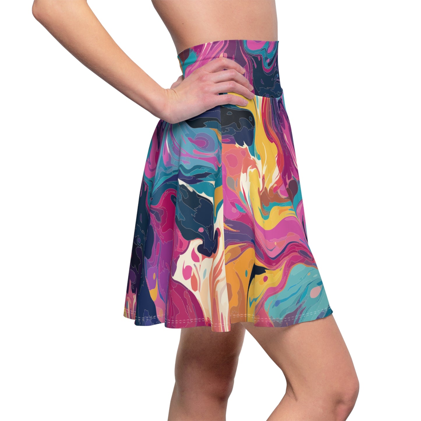 Tie-Dye Delight Skater Skirt