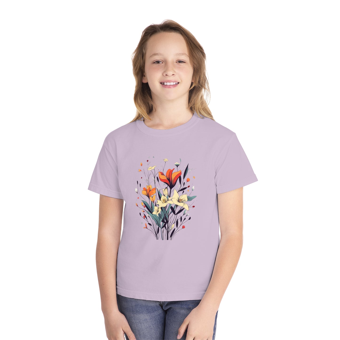 Girls Wildflowers Midweight Tee