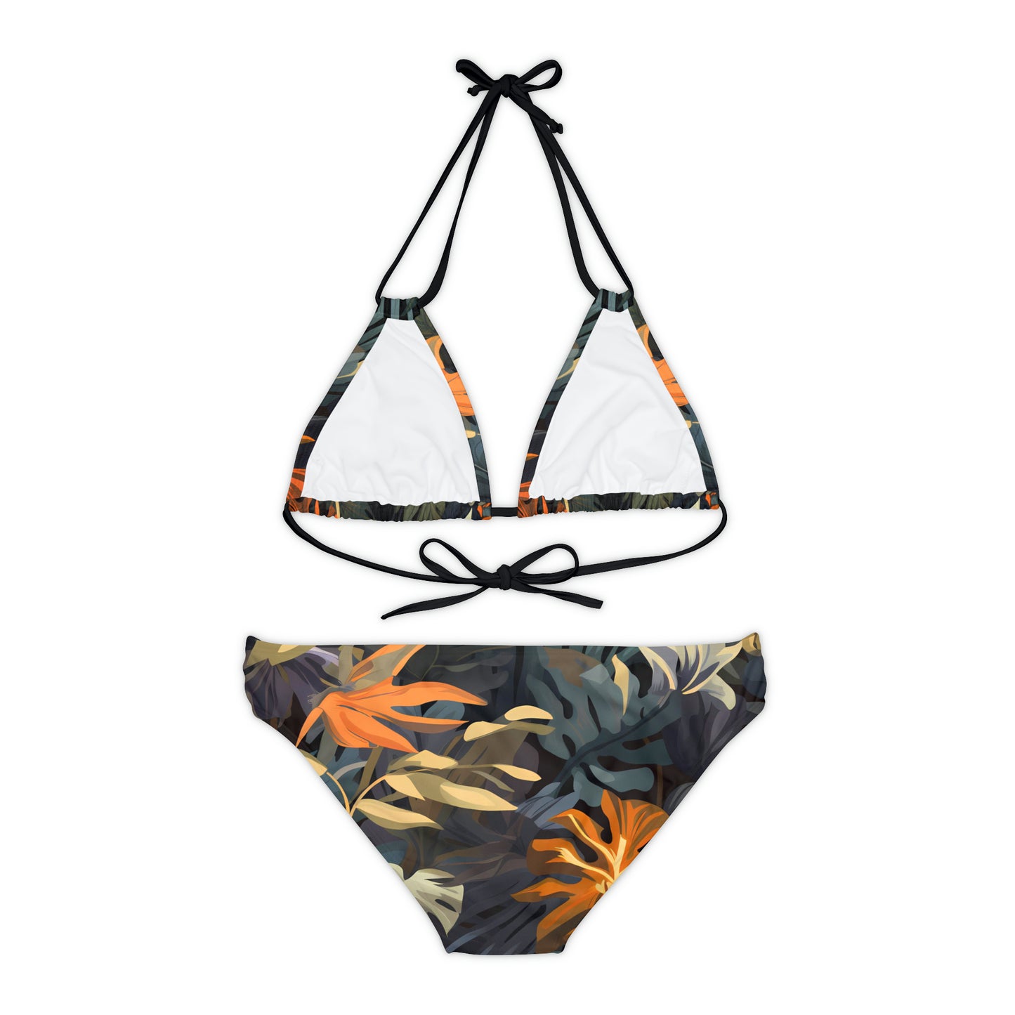 Summertime Jungle Strappy Bikini Set
