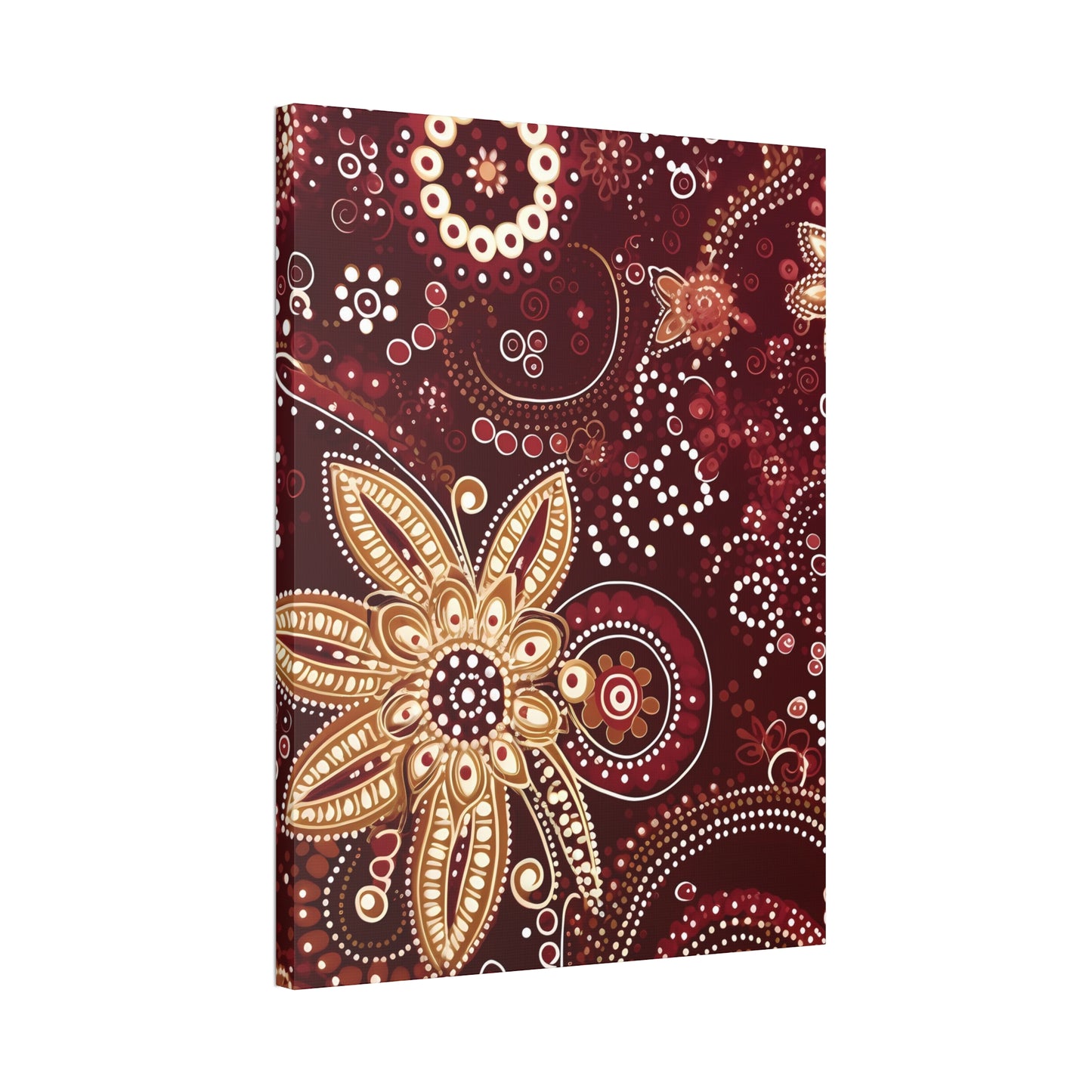 Maroon Flowery Paisley II