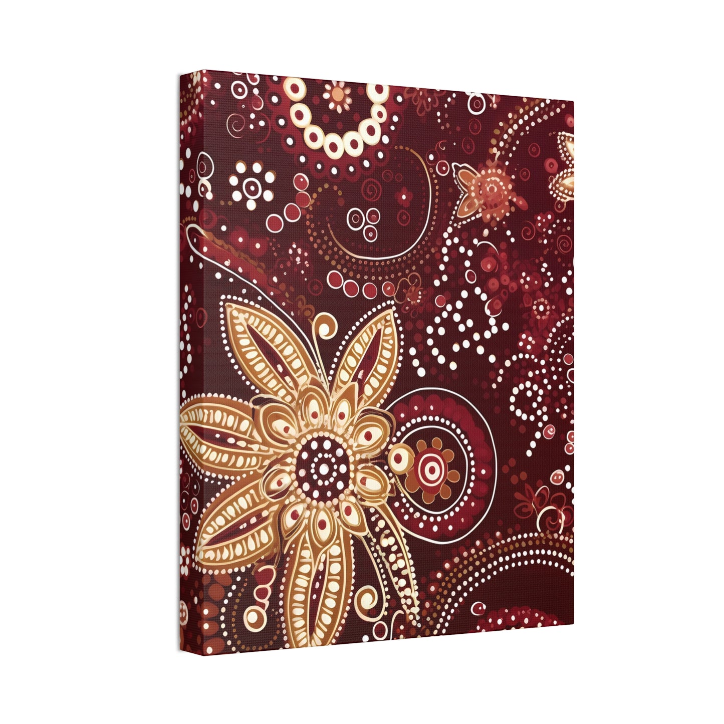 Maroon Flowery Paisley II