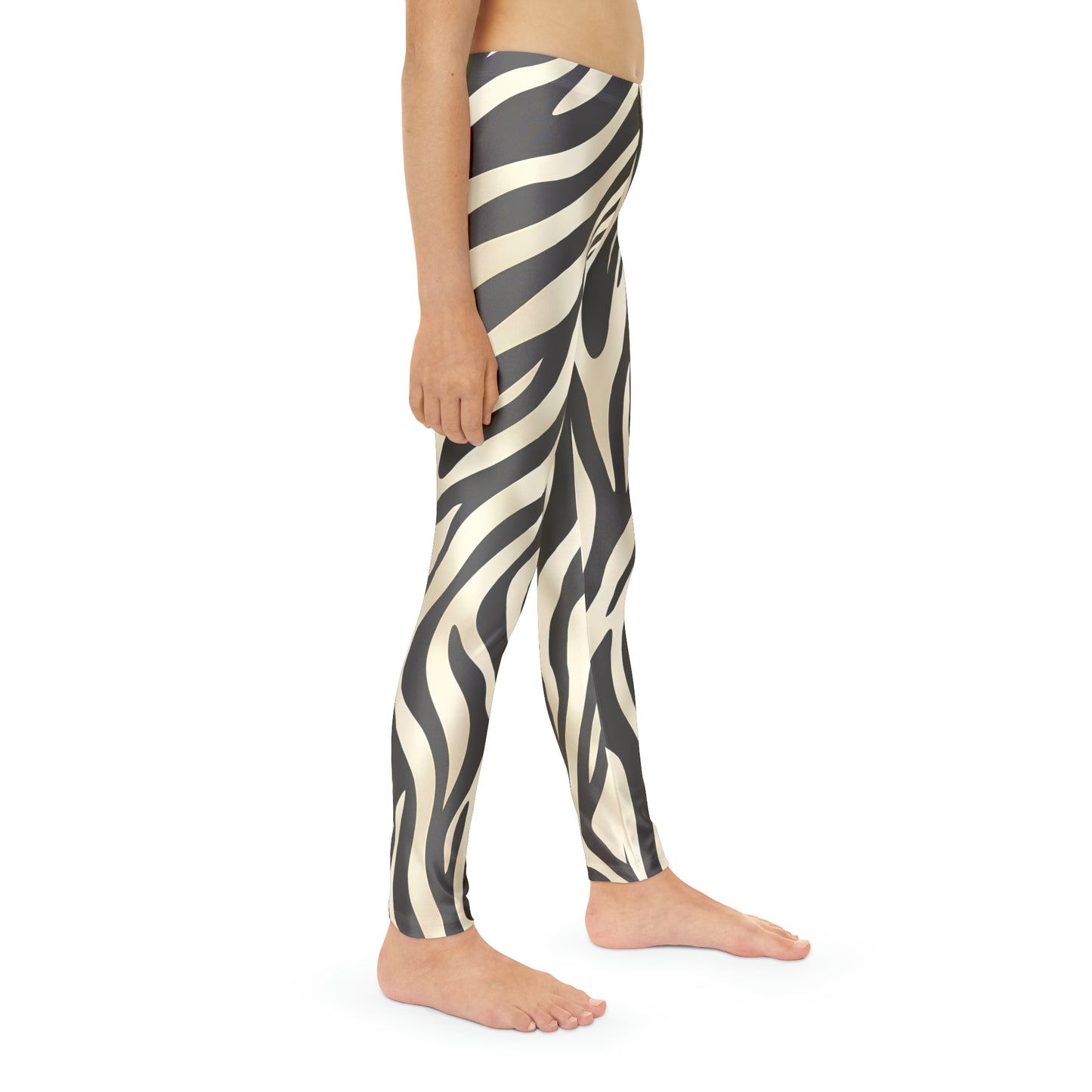 Zebra Print Girls Leggings