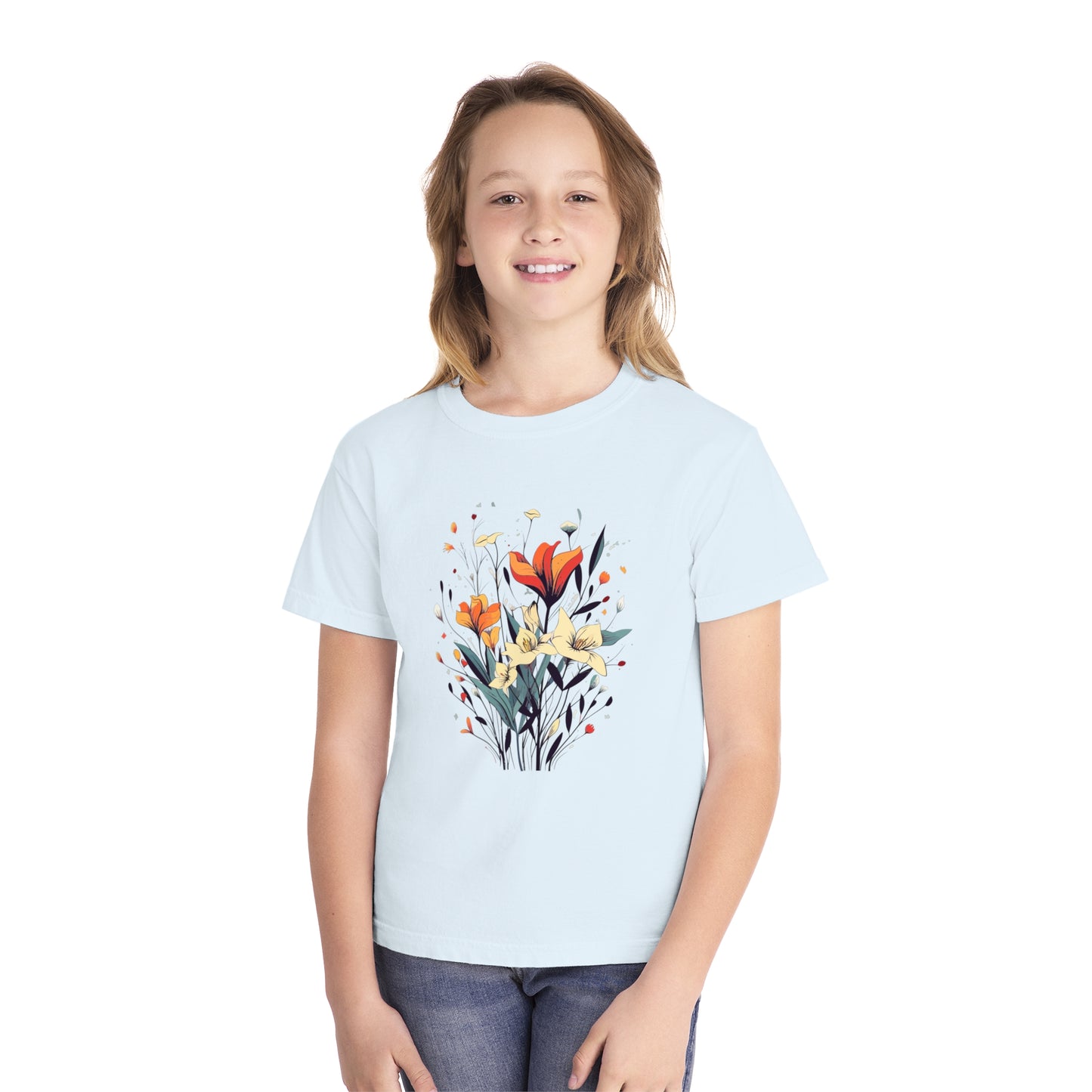 Girls Wildflowers Midweight Tee