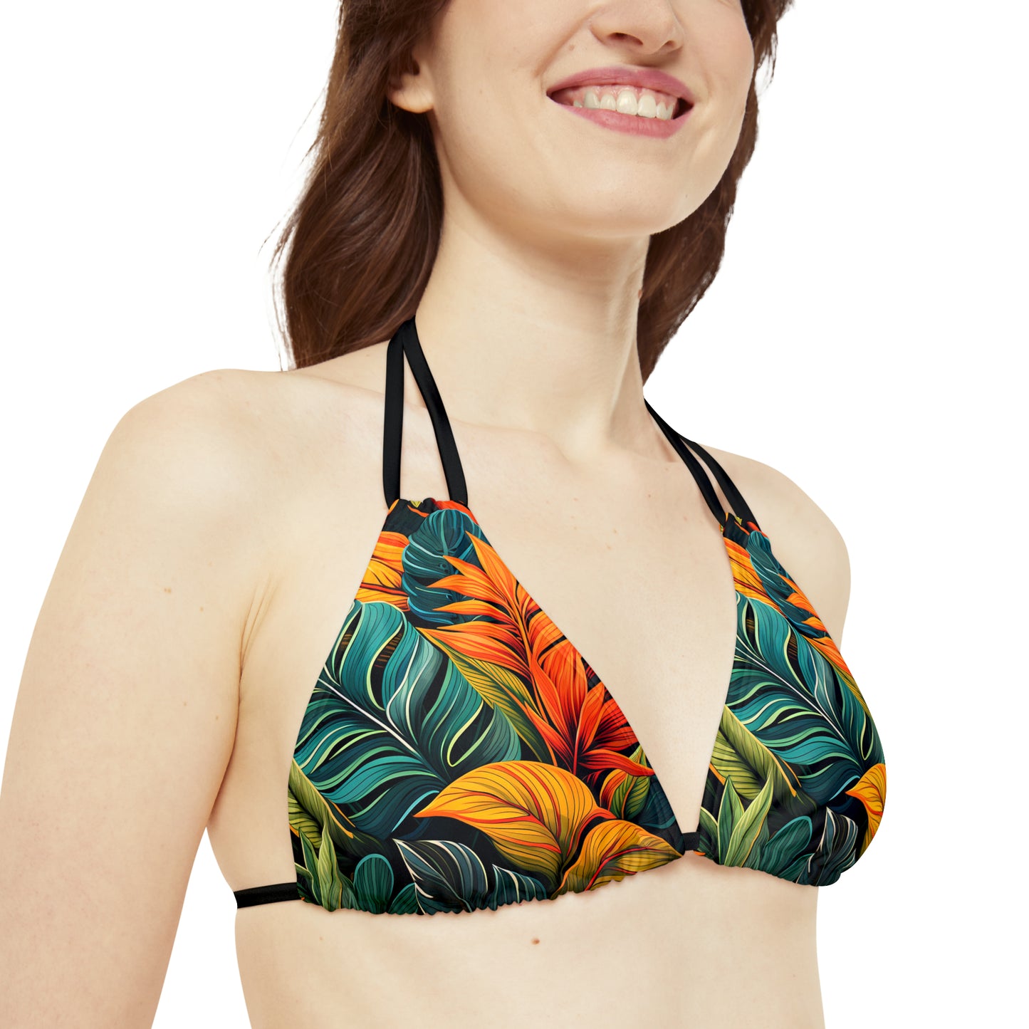 Bold Jungle Strappy Bikini Set