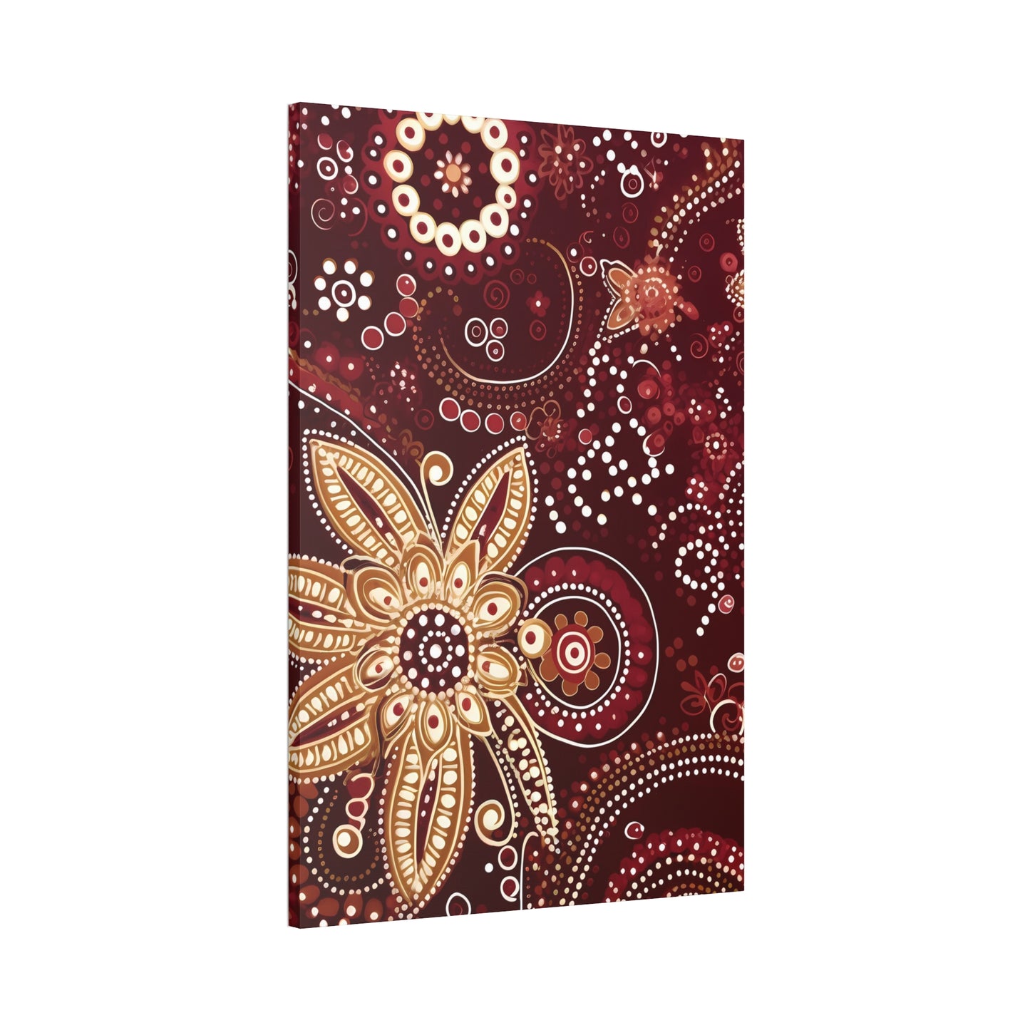 Maroon Flowery Paisley II