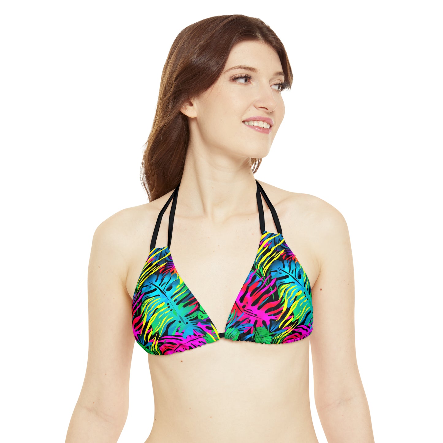 Neon Jungle Strappy Bikini Set