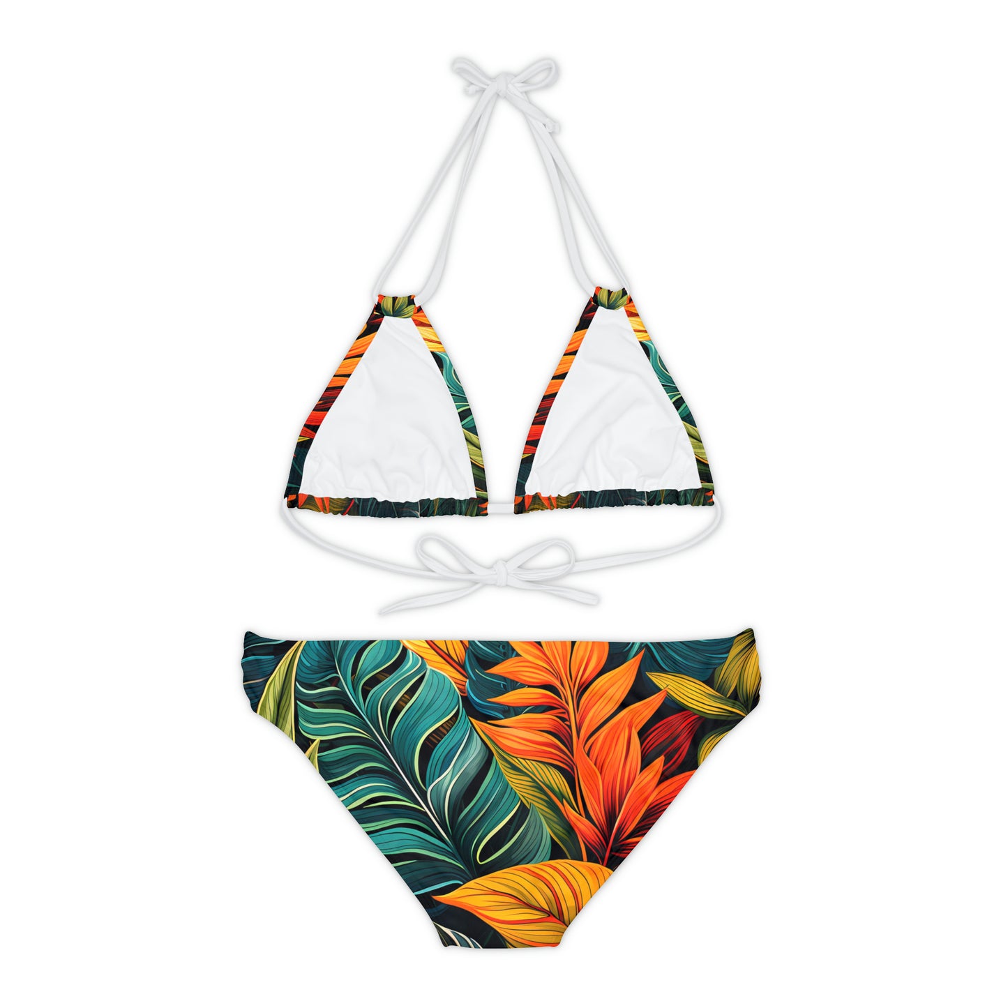 Bold Jungle Strappy Bikini Set