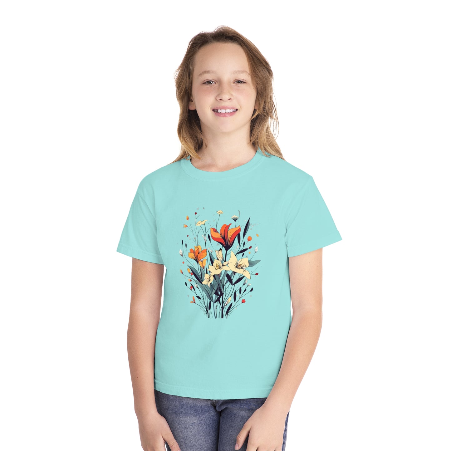 Girls Wildflowers Midweight Tee