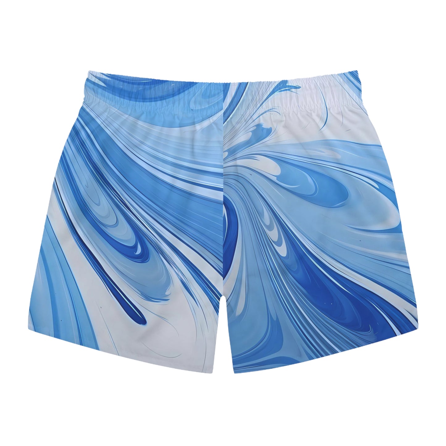 Blue and White Fluid