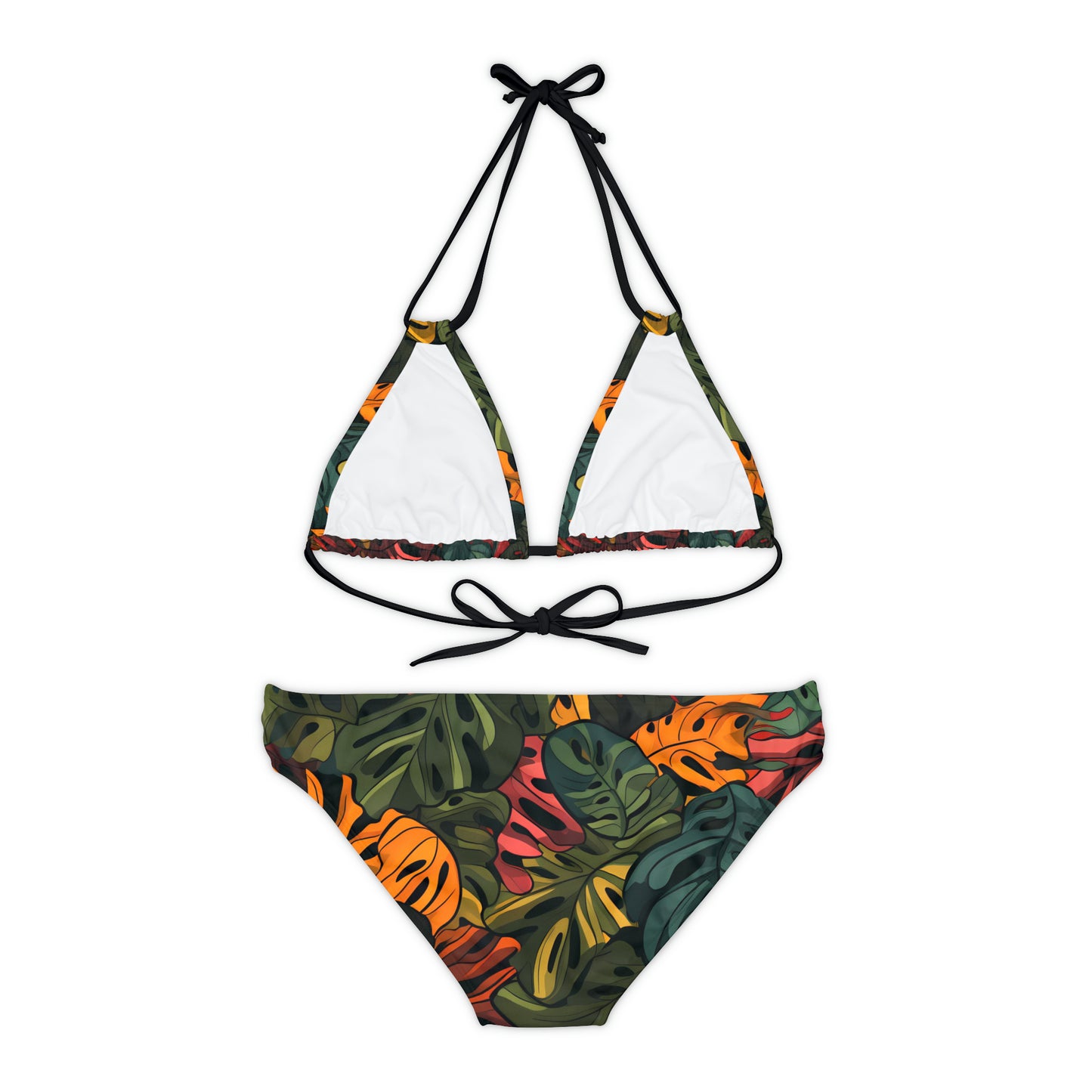 Jungle Camo Strappy Bikini Set