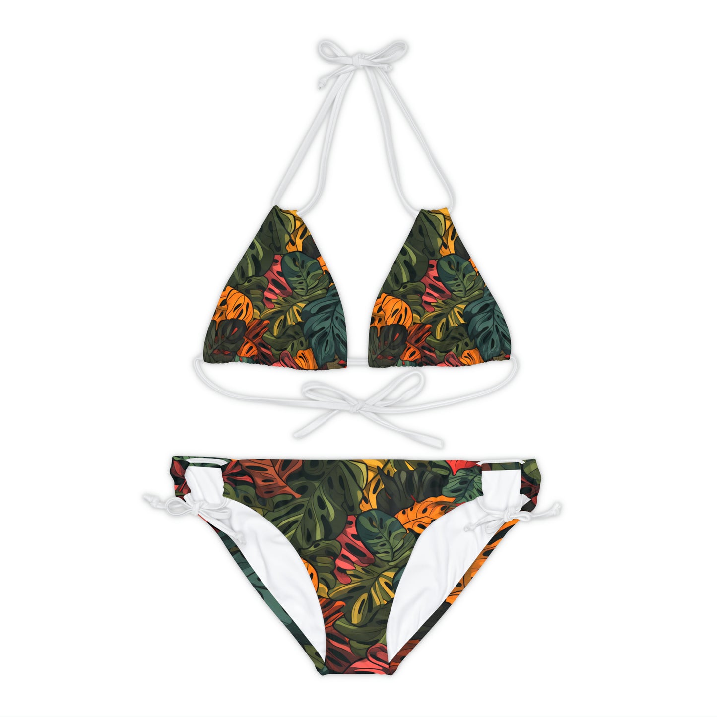 Jungle Camo Strappy Bikini Set