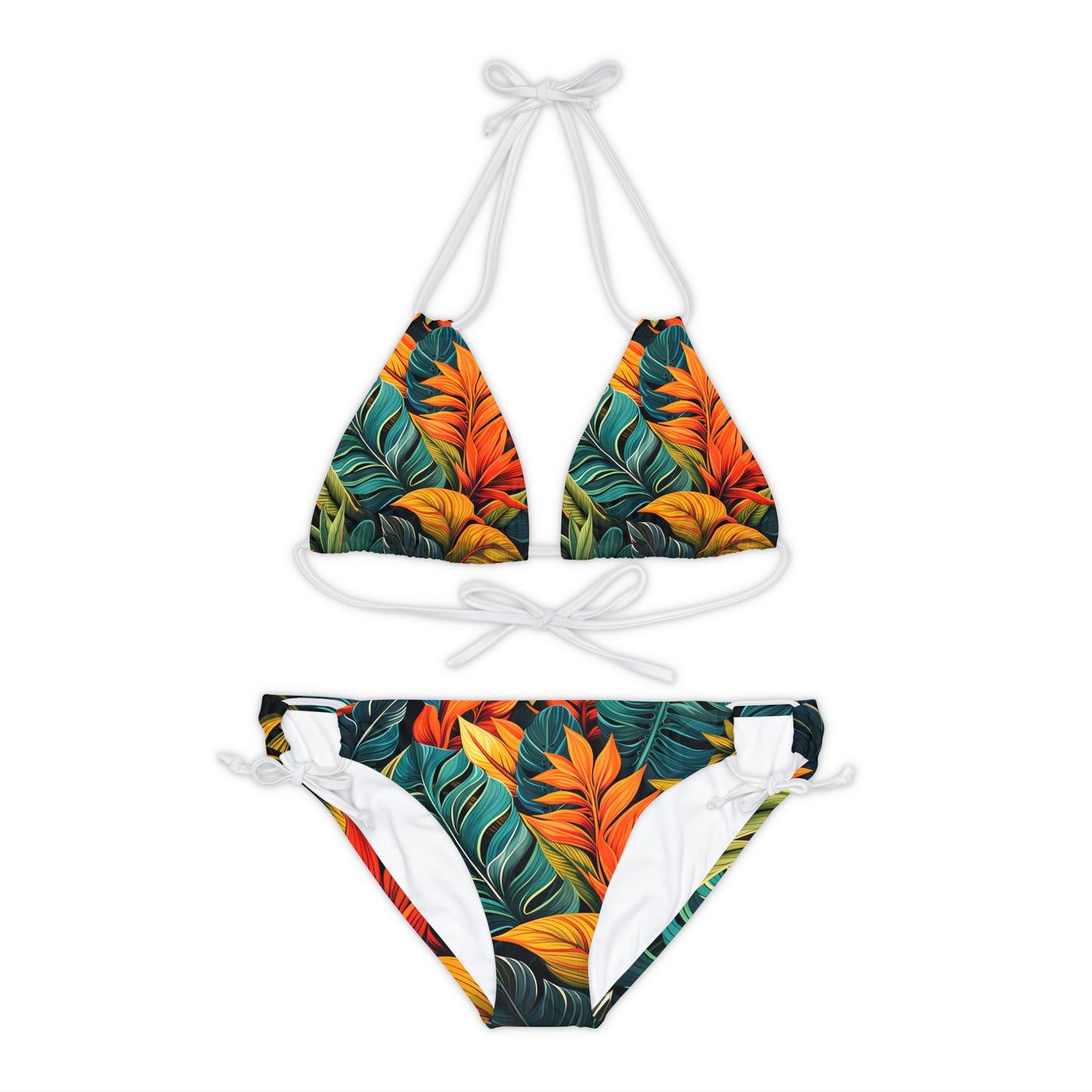 Bold Jungle Strappy Bikini Set