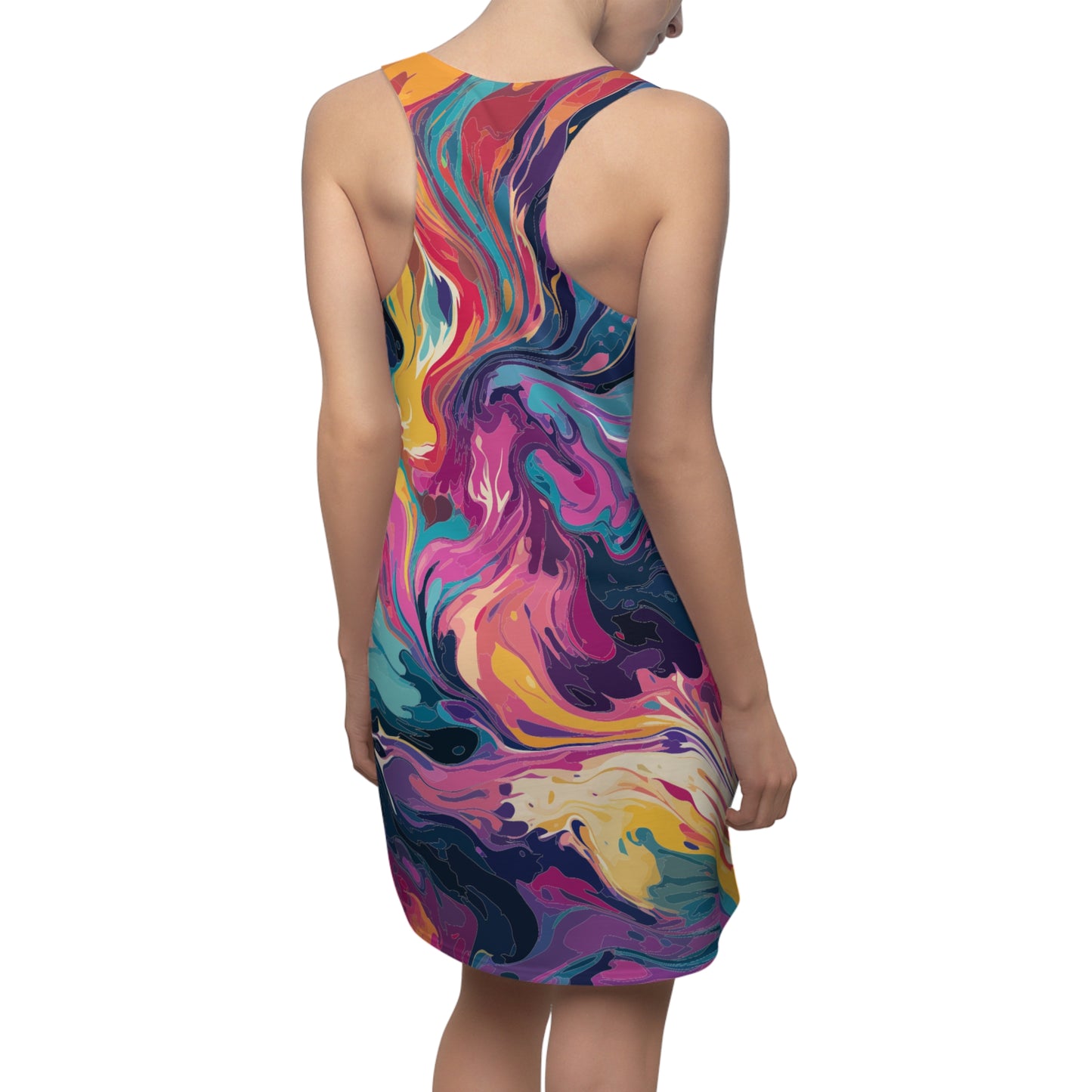 Tie-Dye Delight Racerback Dress