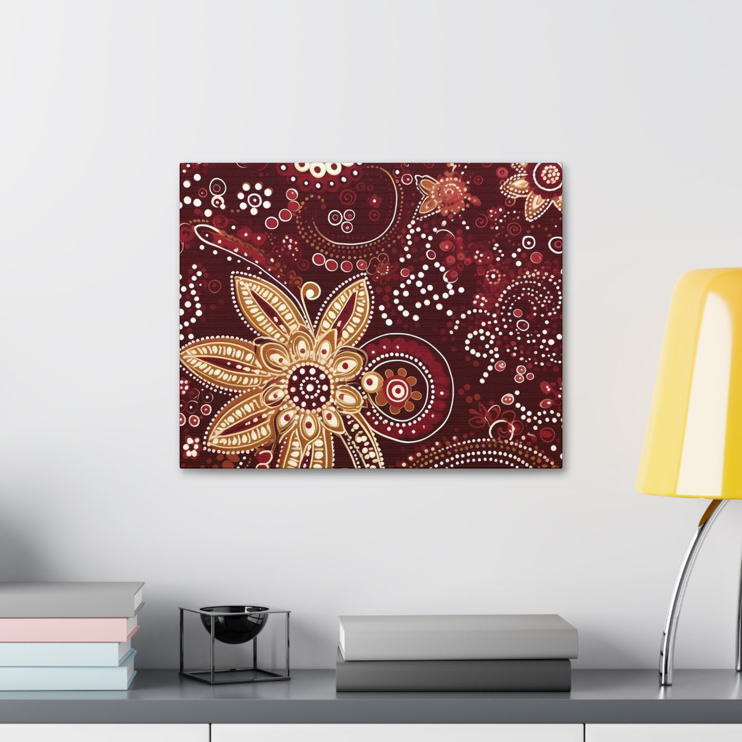 Maroon Flowery Paisley II