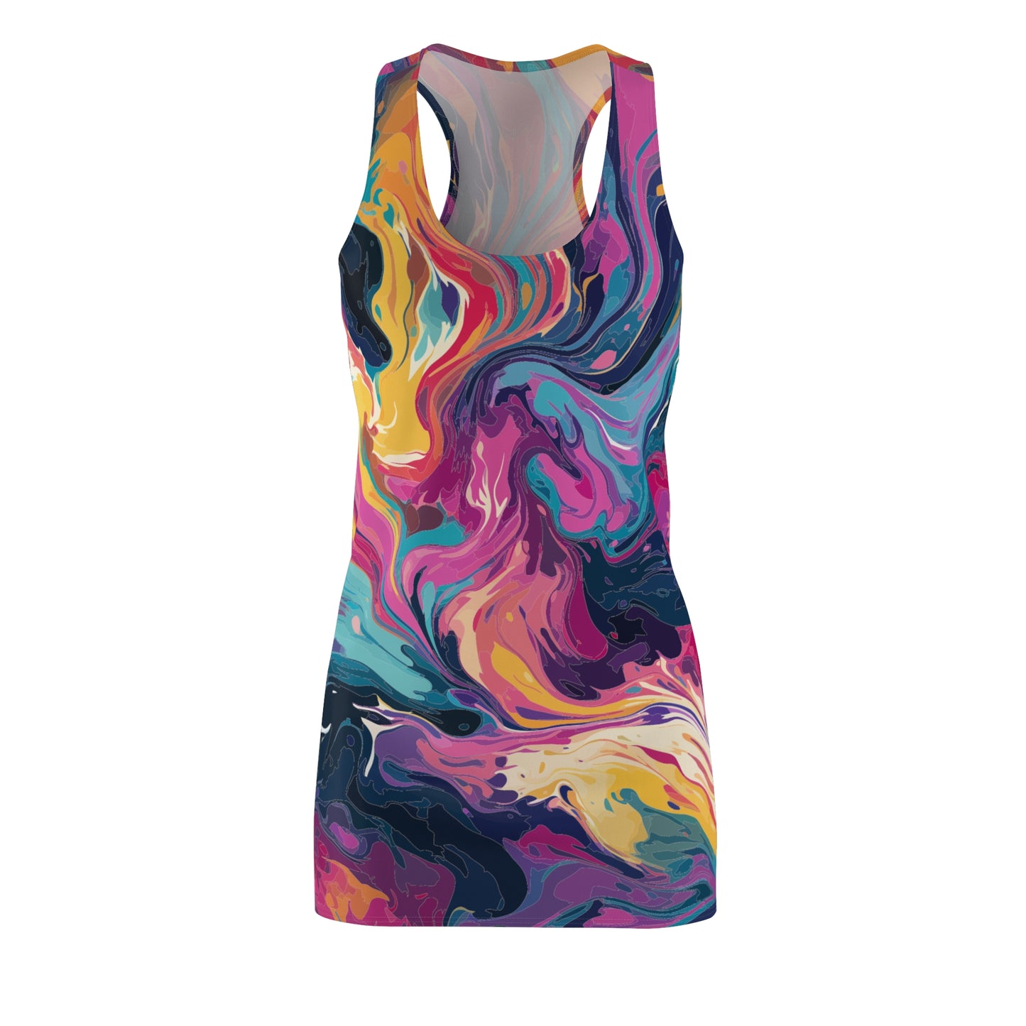 Tie-Dye Delight Racerback Dress