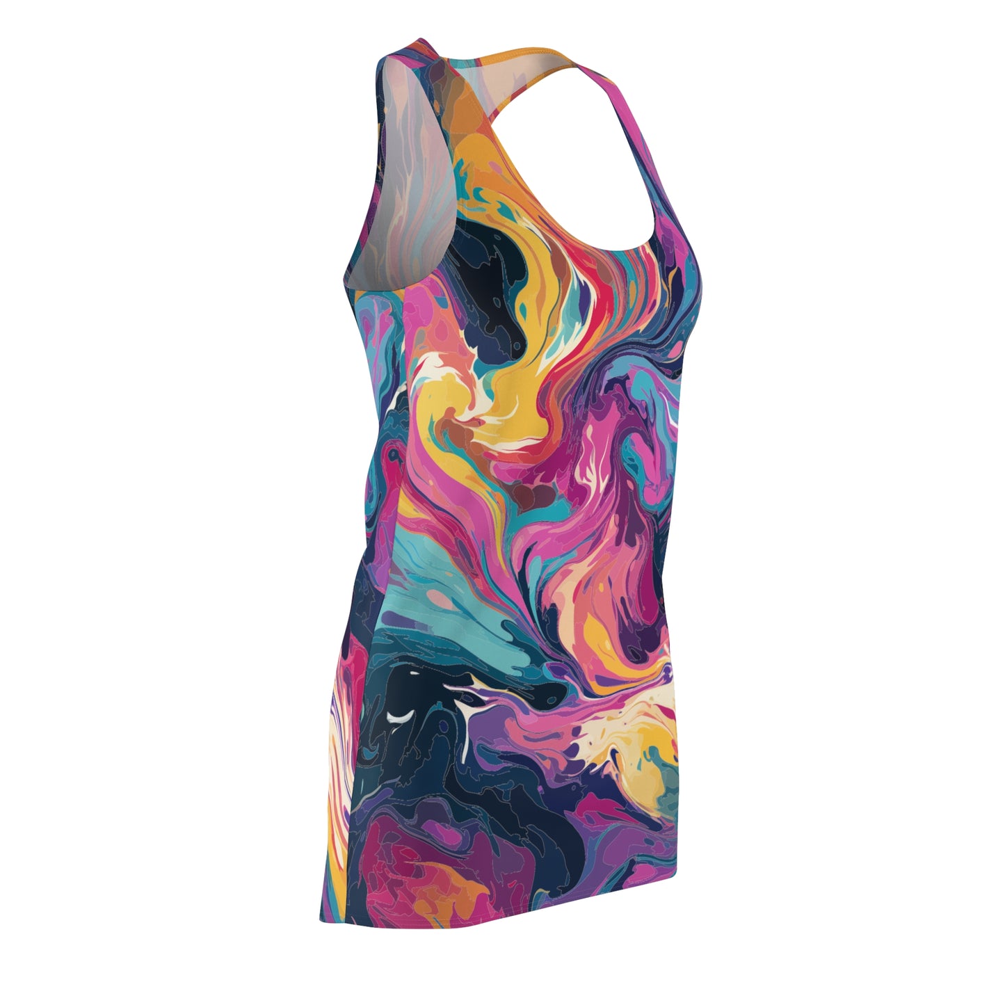 Tie-Dye Delight Racerback Dress