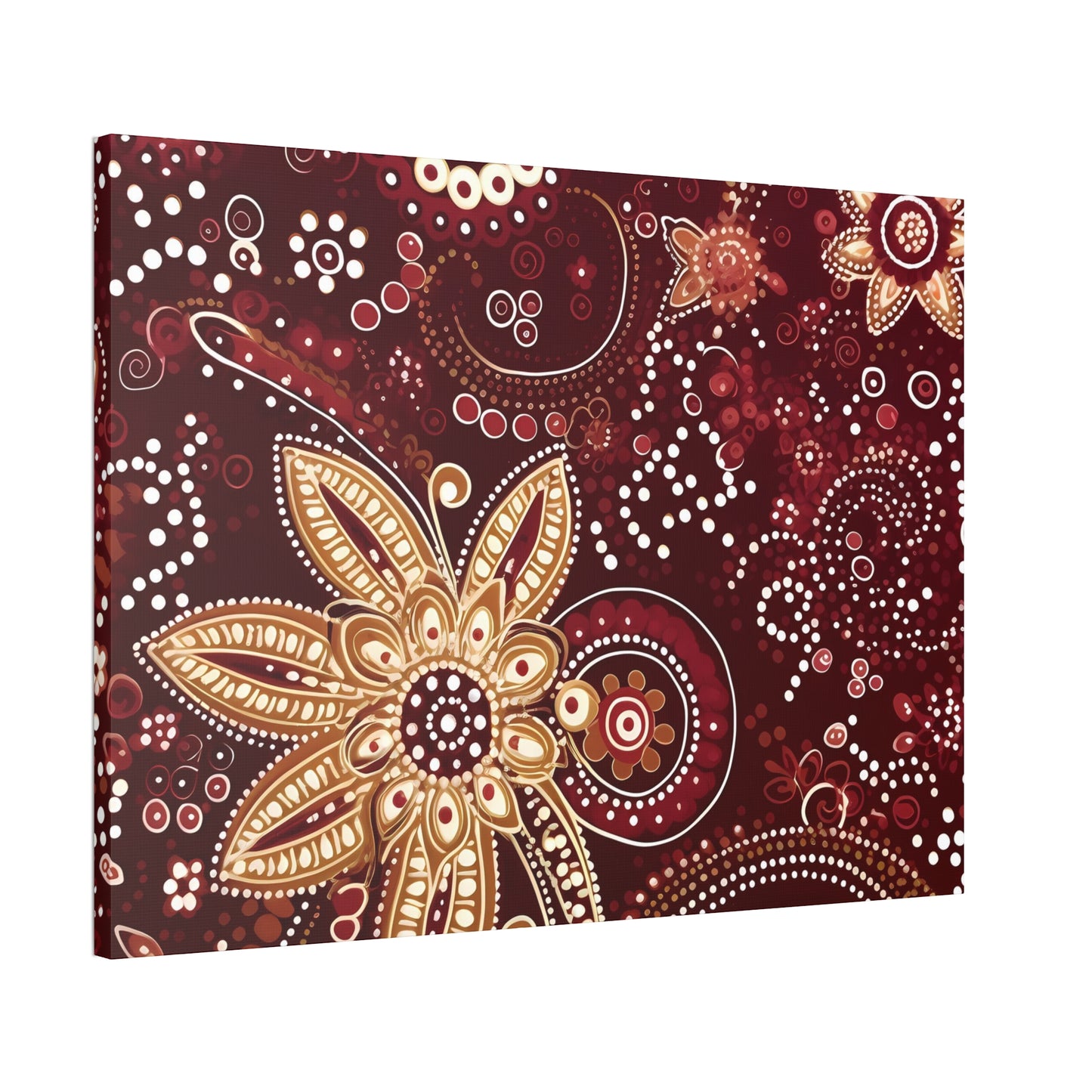 Maroon Flowery Paisley II