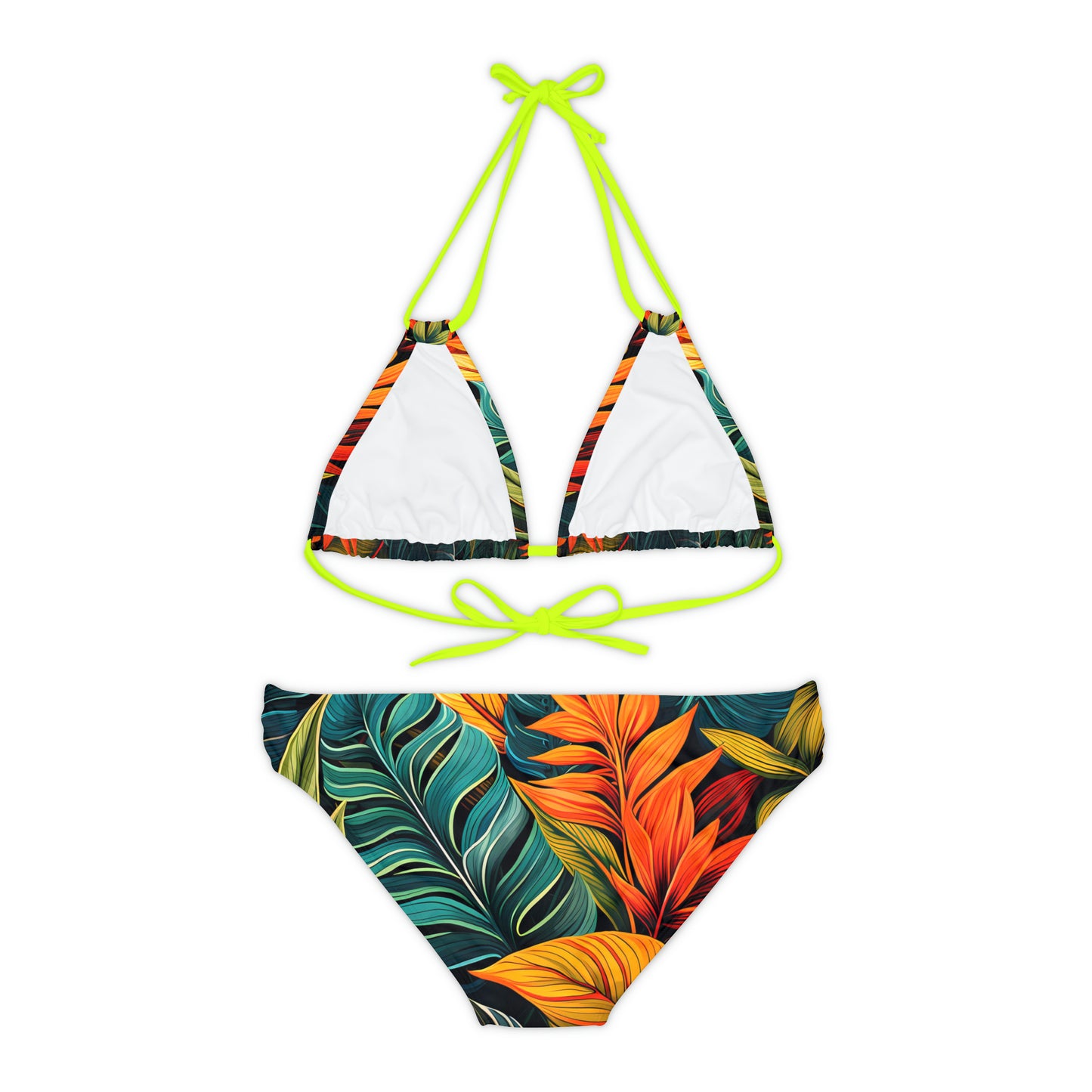 Bold Jungle Strappy Bikini Set