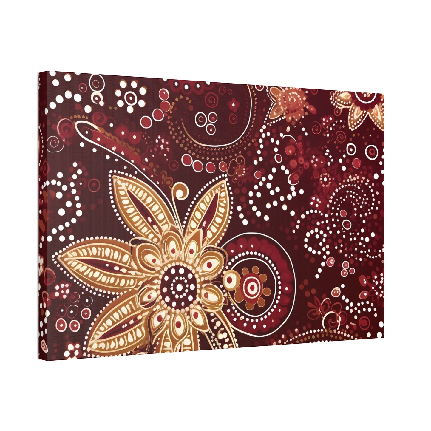 Maroon Flowery Paisley II