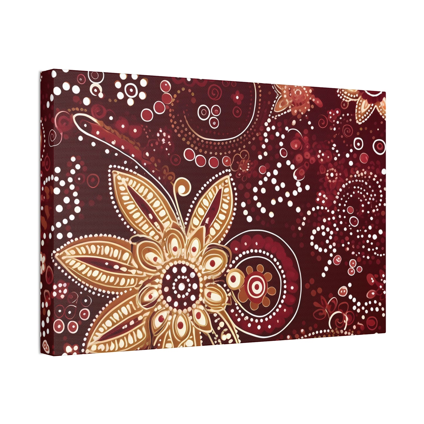 Maroon Flowery Paisley II
