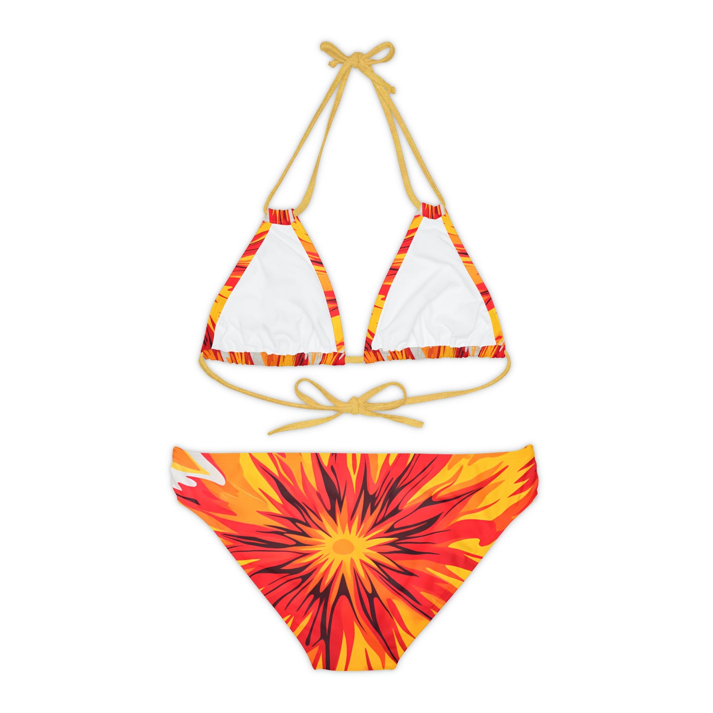 Sunburst Strappy Bikini Set