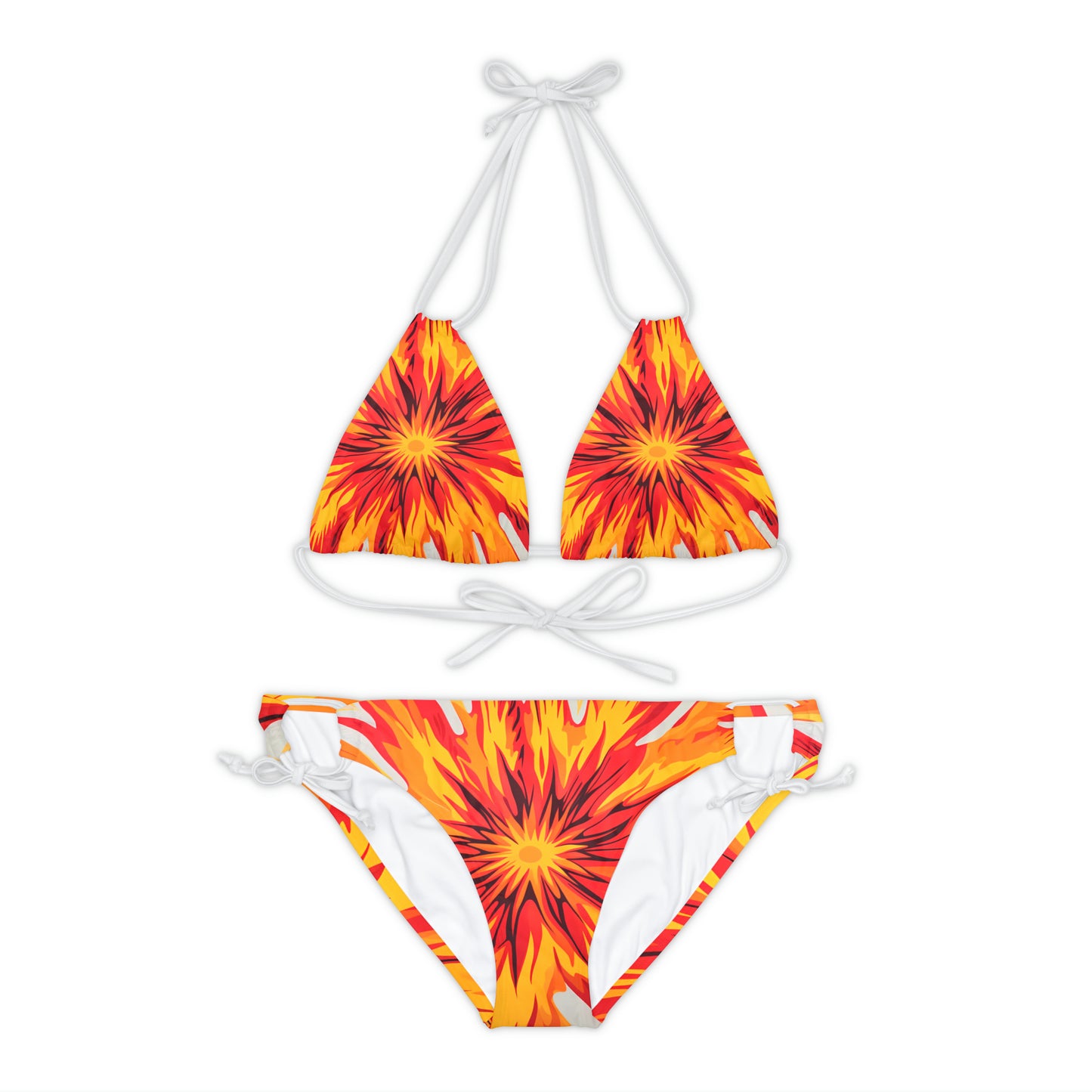 Sunburst Strappy Bikini Set