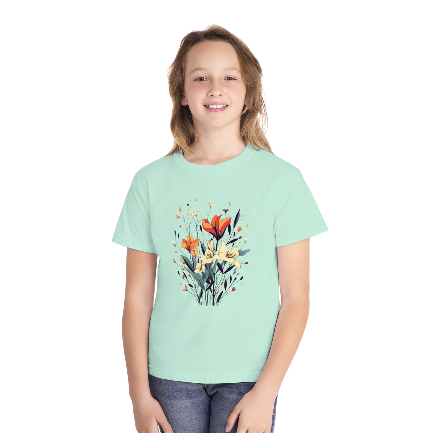 Girls Wildflowers Midweight Tee