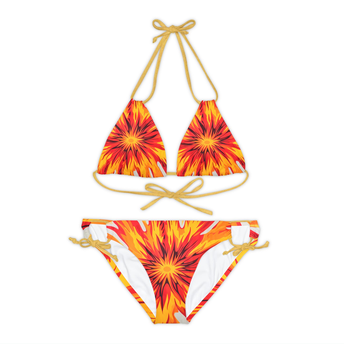Sunburst Strappy Bikini Set