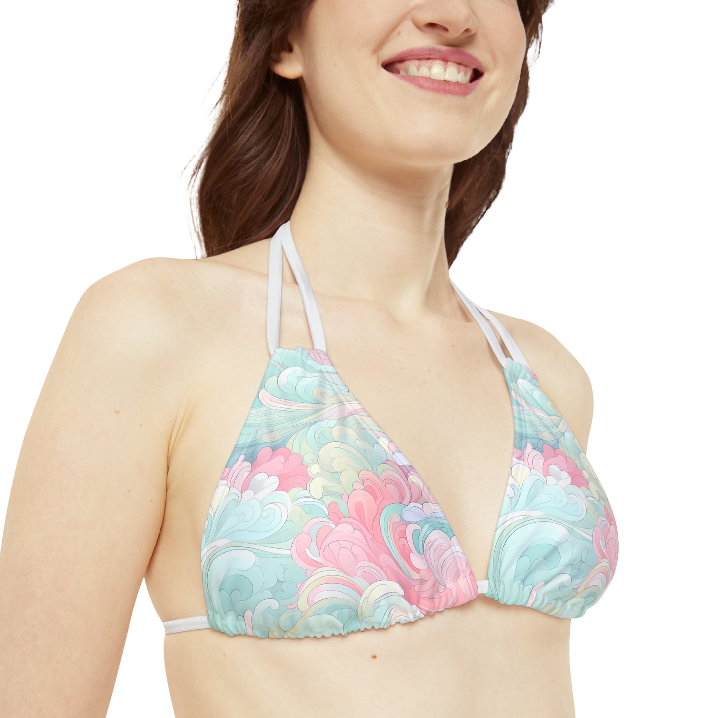 Pastel Pop Strappy Bikini Set