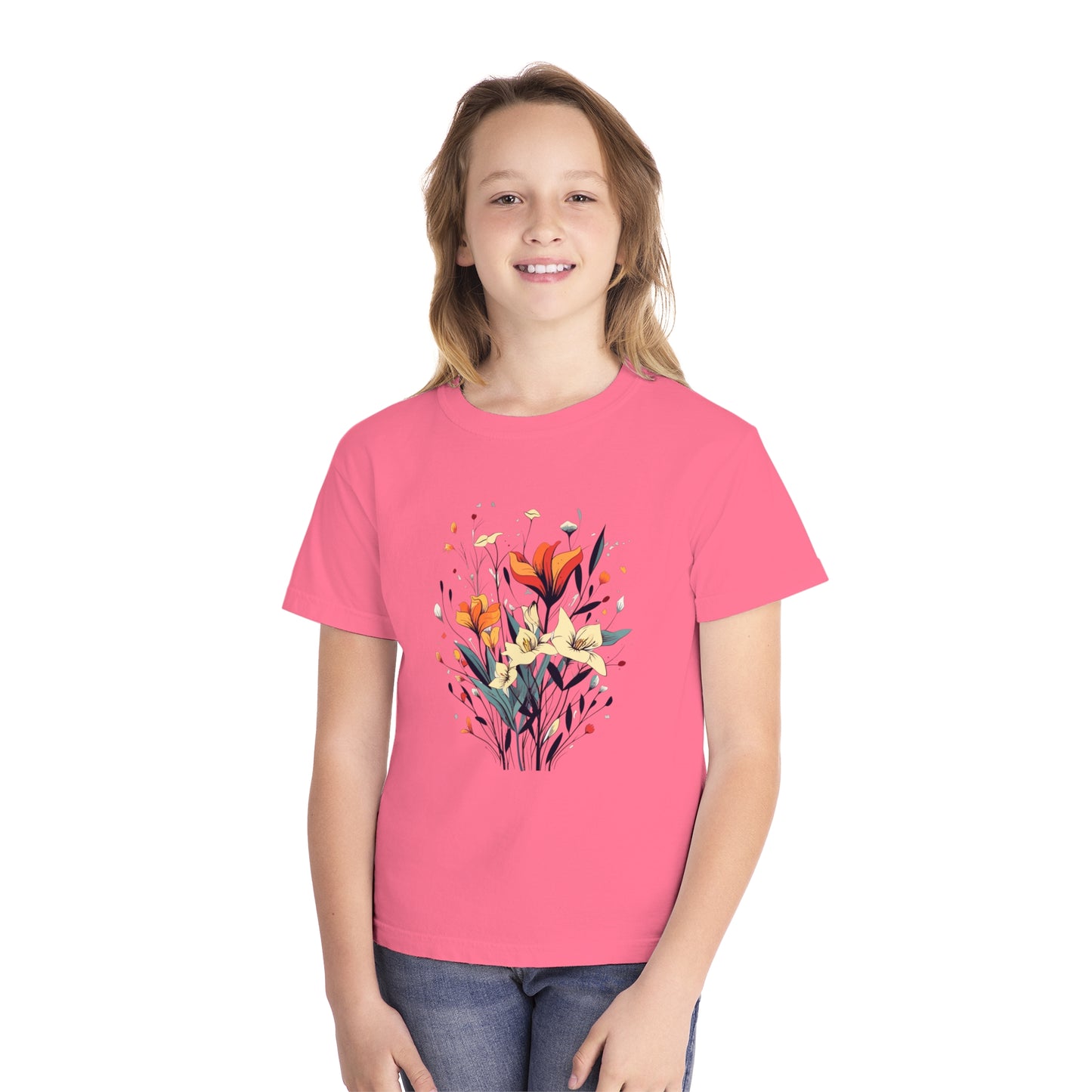 Girls Wildflowers Midweight Tee