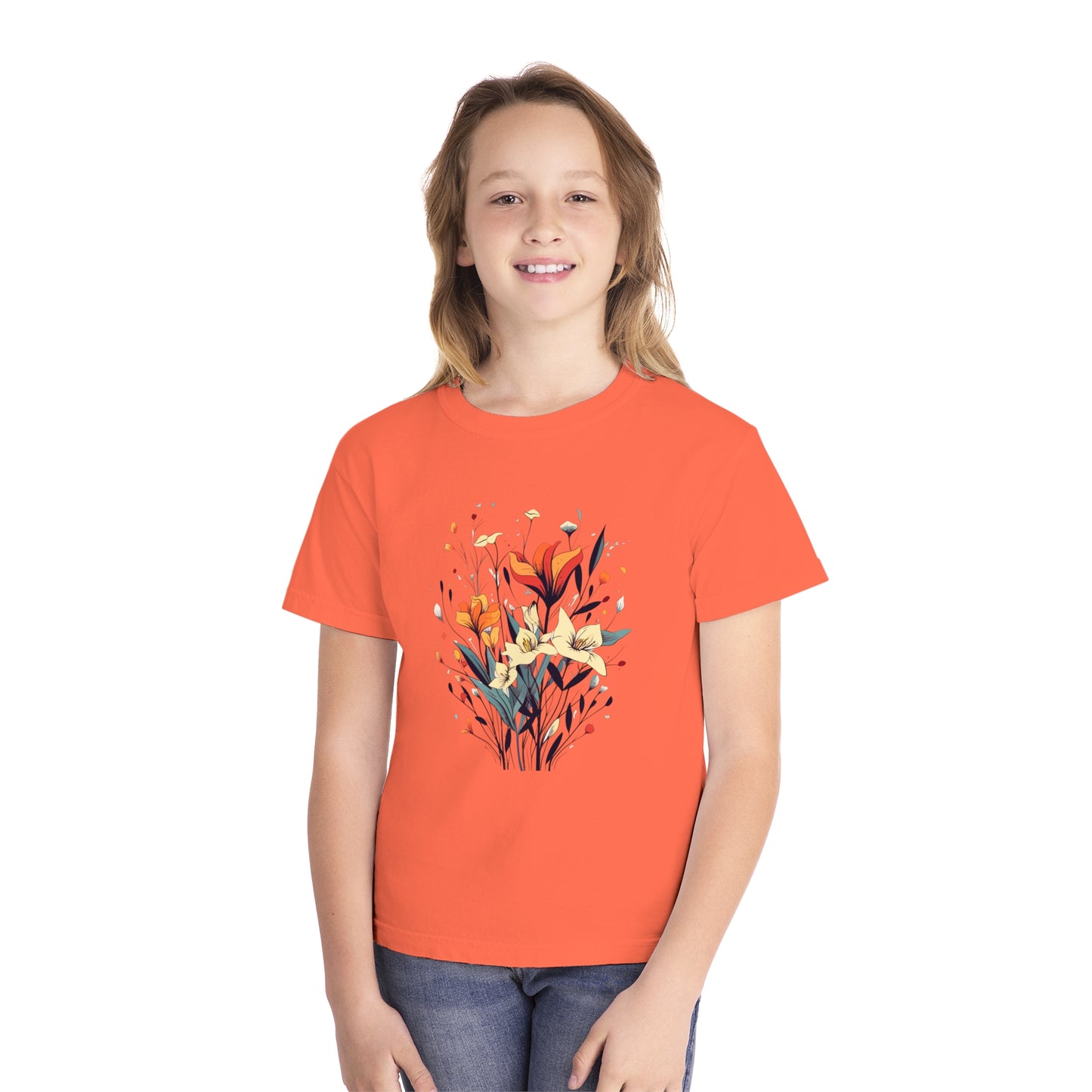 Girls Wildflowers Midweight Tee