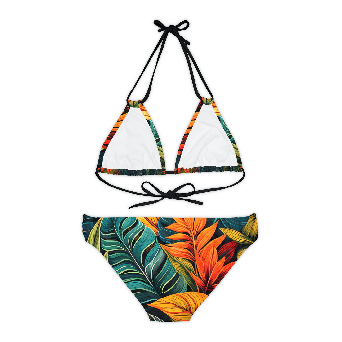 Bold Jungle Strappy Bikini Set