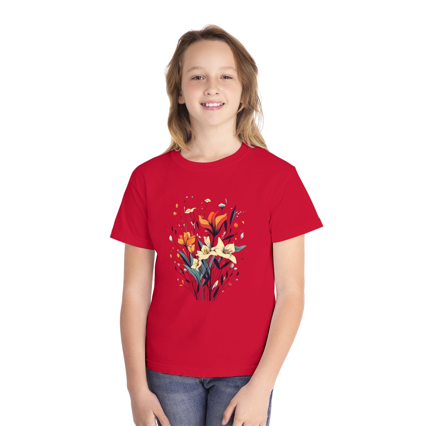 Girls Wildflowers Midweight Tee