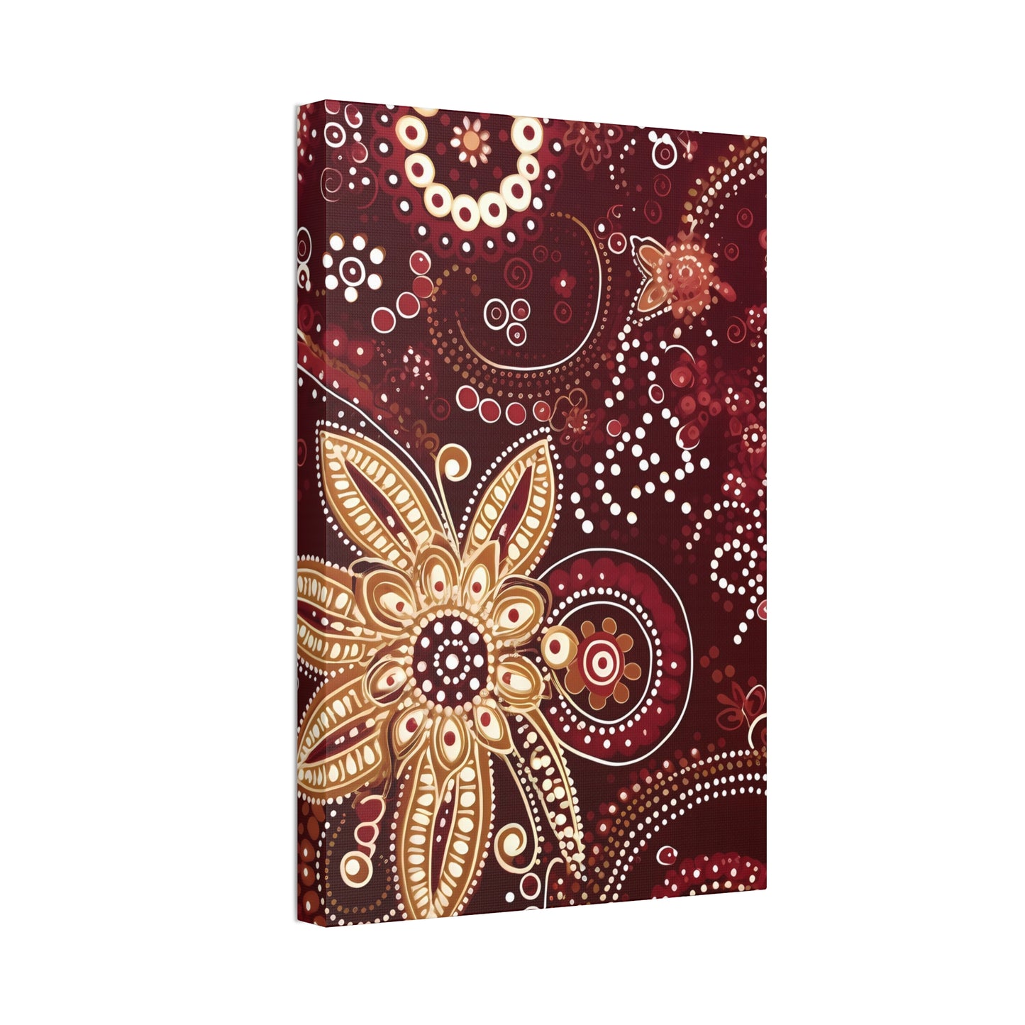 Maroon Flowery Paisley II
