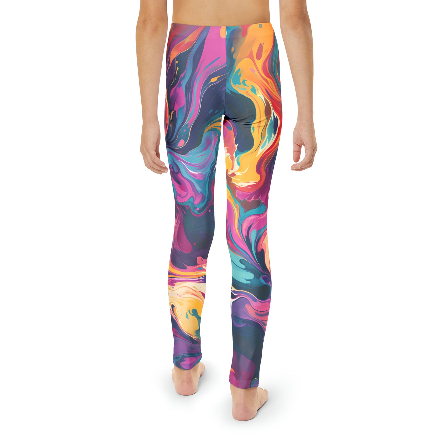 Tie-Dye Delight Girls Leggings