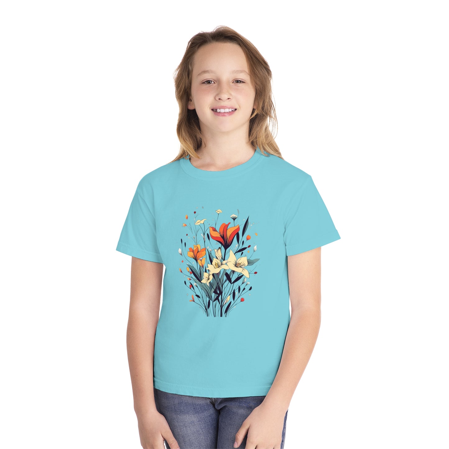 Girls Wildflowers Midweight Tee