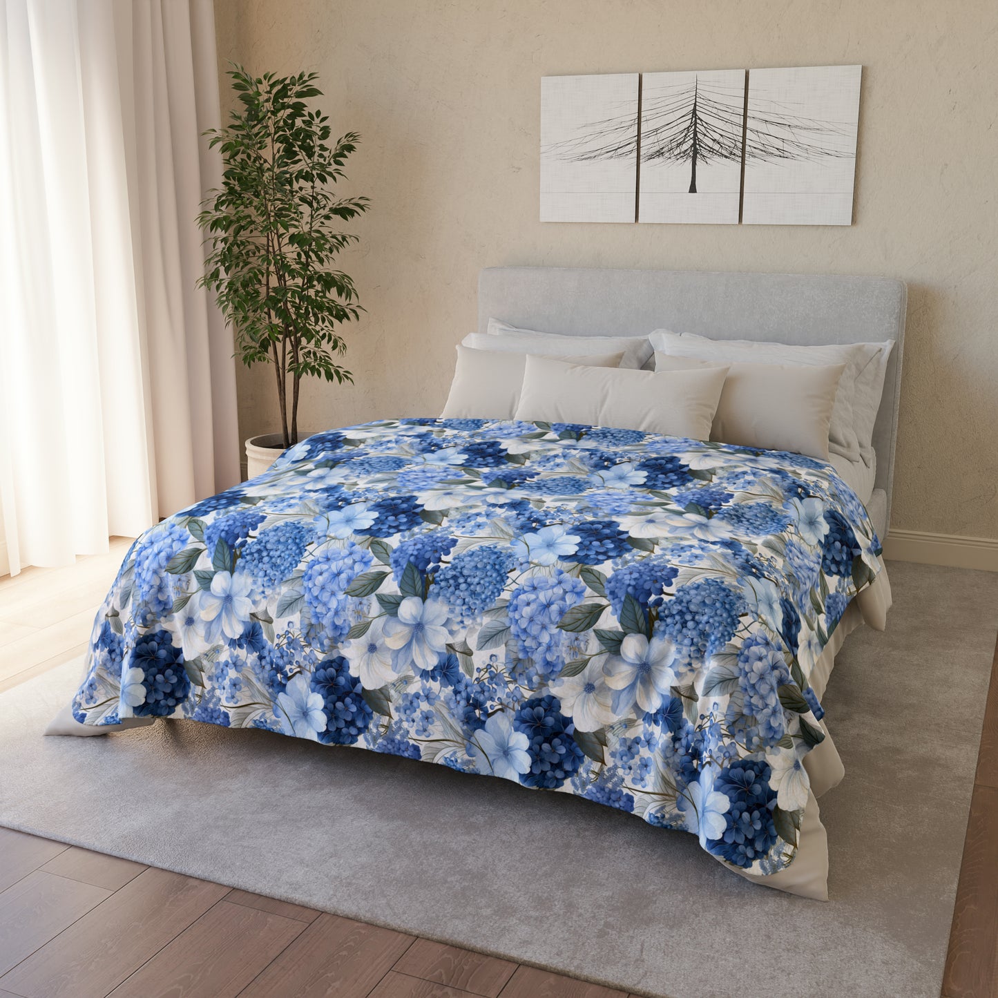 Harmony in Blue Petals