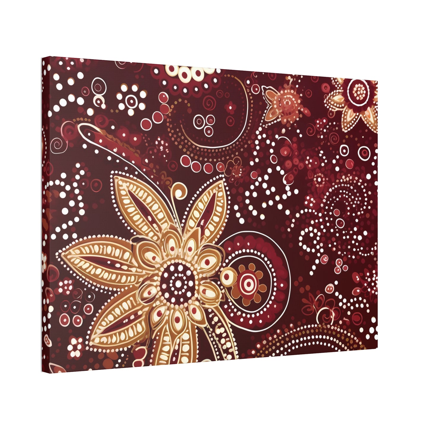 Maroon Flowery Paisley II