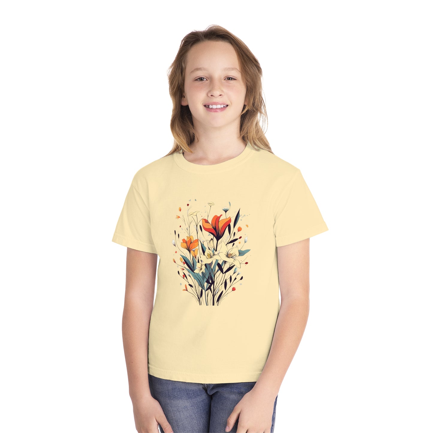 Girls Wildflowers Midweight Tee