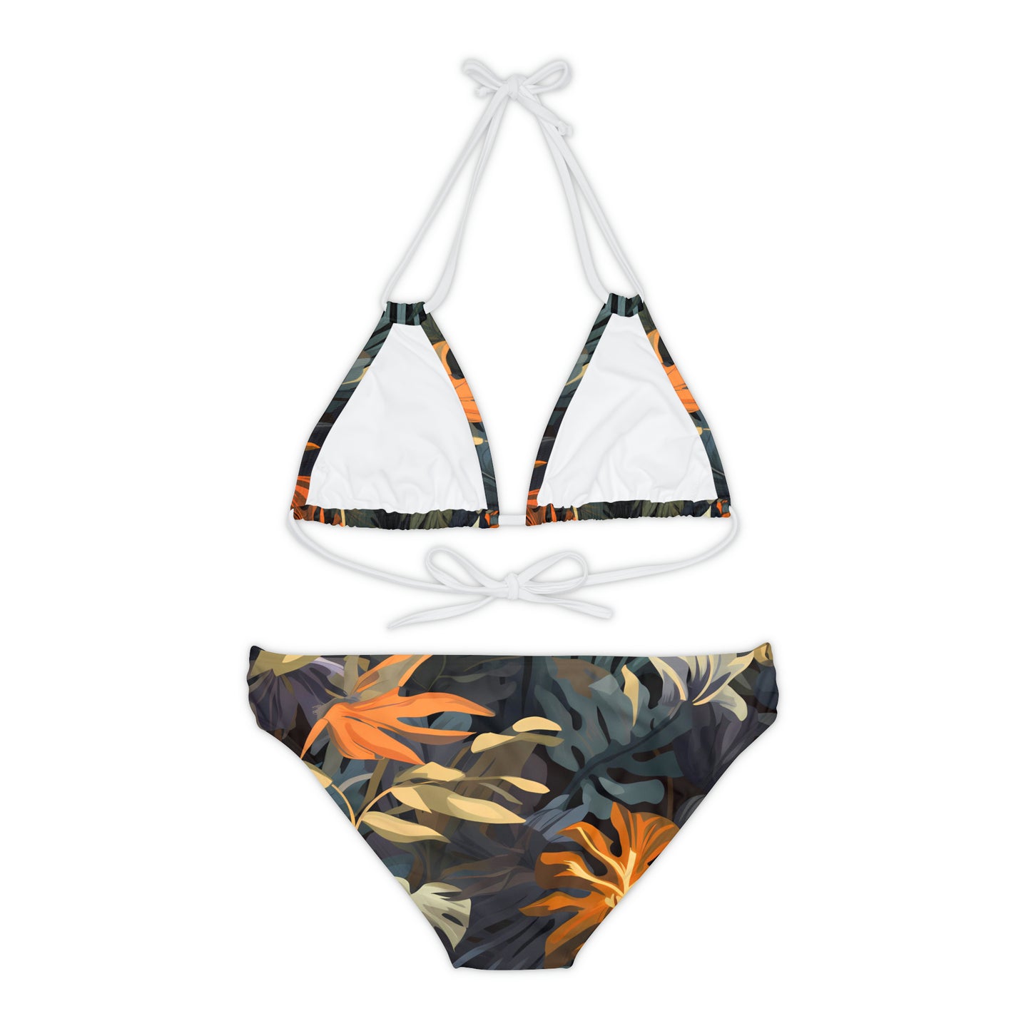 Summertime Jungle Strappy Bikini Set